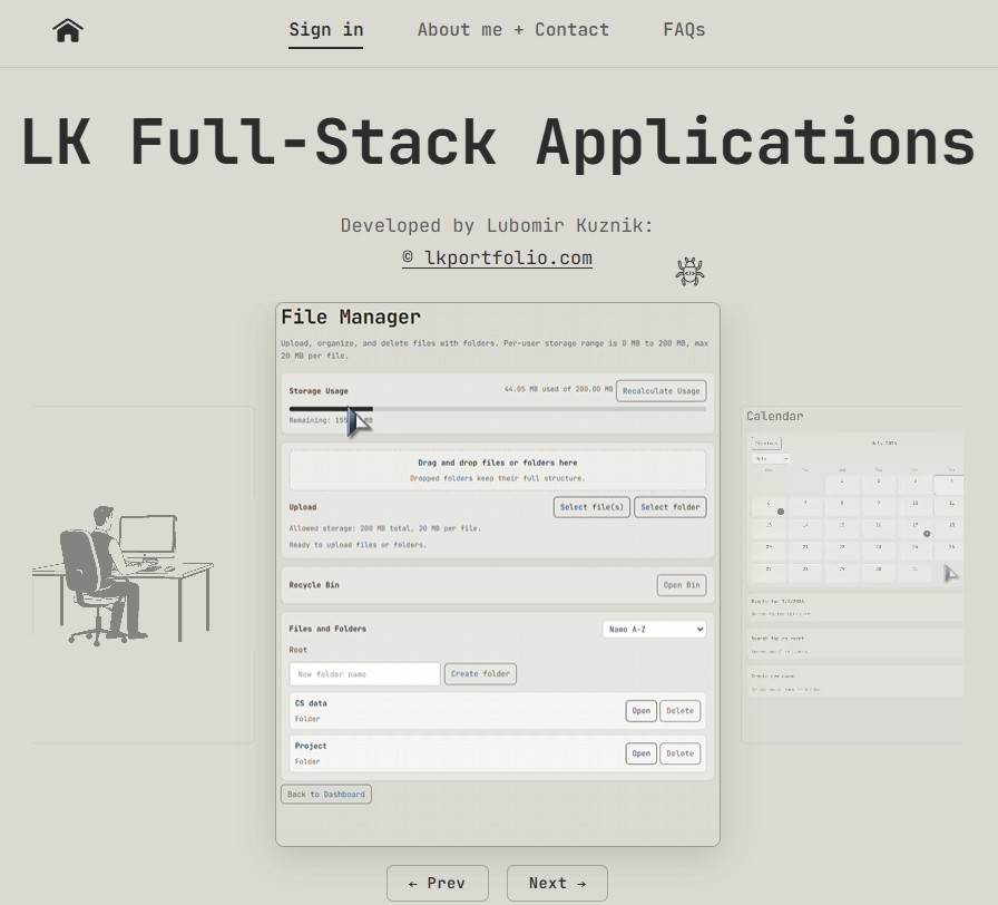 Full-Stack web portal